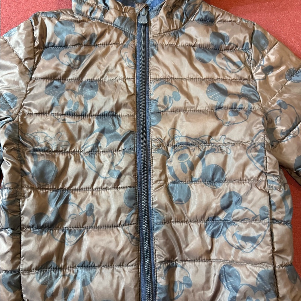 GAP Brown Puffer Jacket Modern Quilted Design